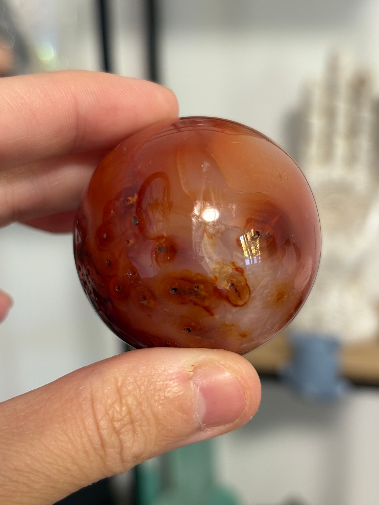 Carnelian Spheres