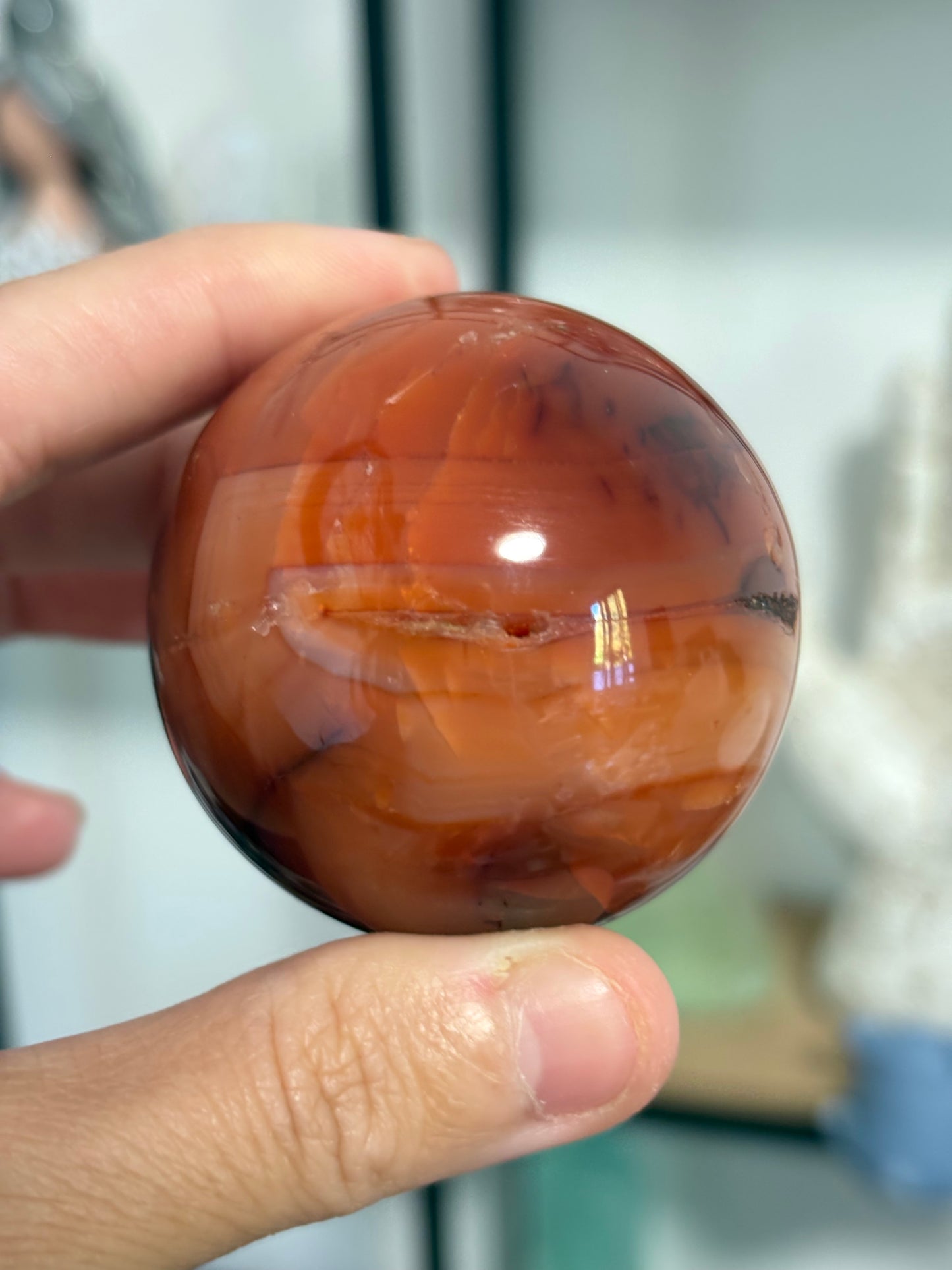 Carnelian Spheres