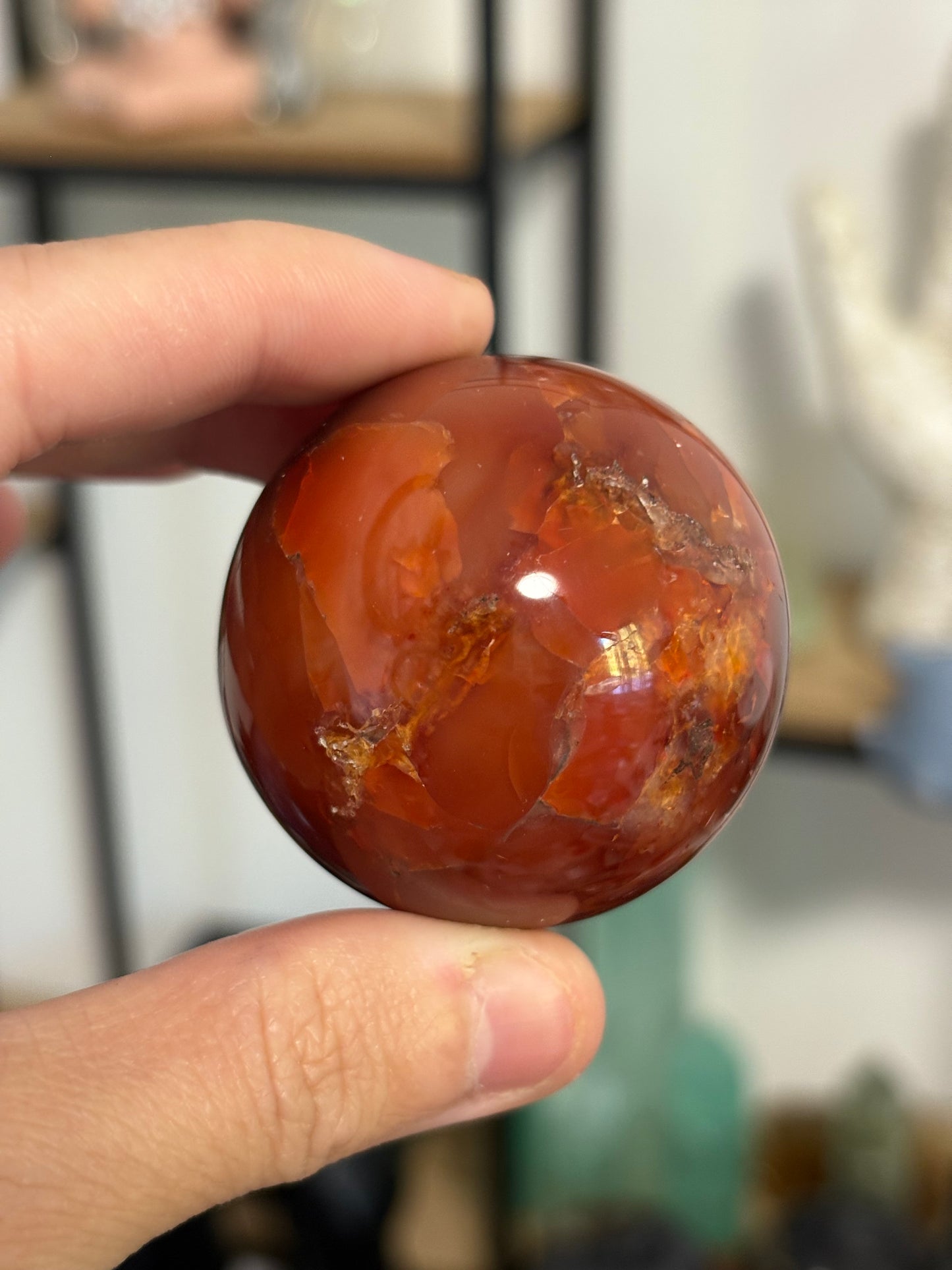 Carnelian Spheres