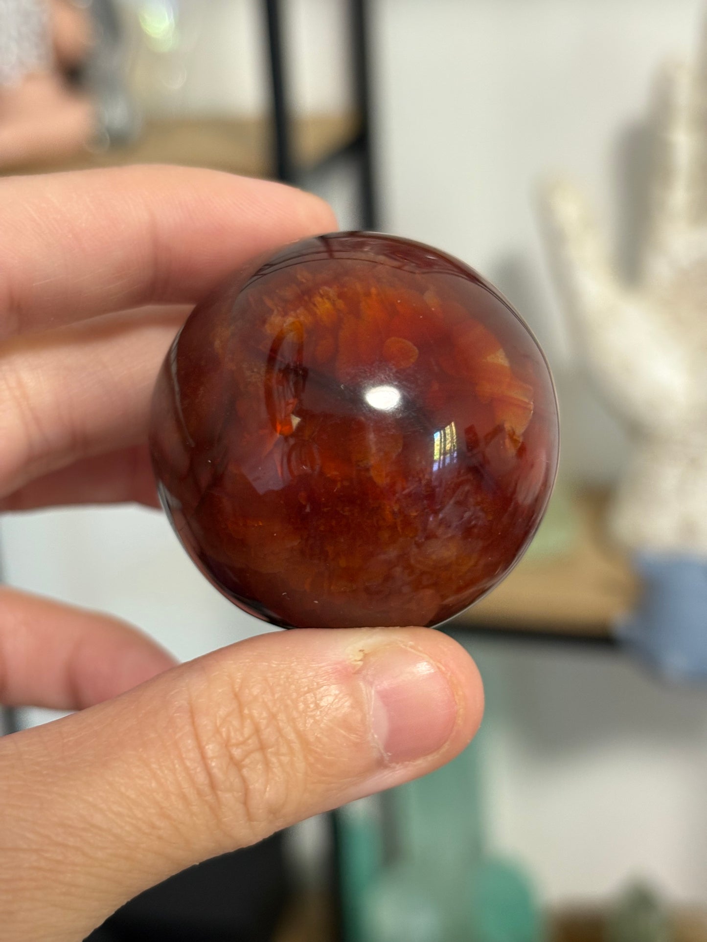 Carnelian Spheres