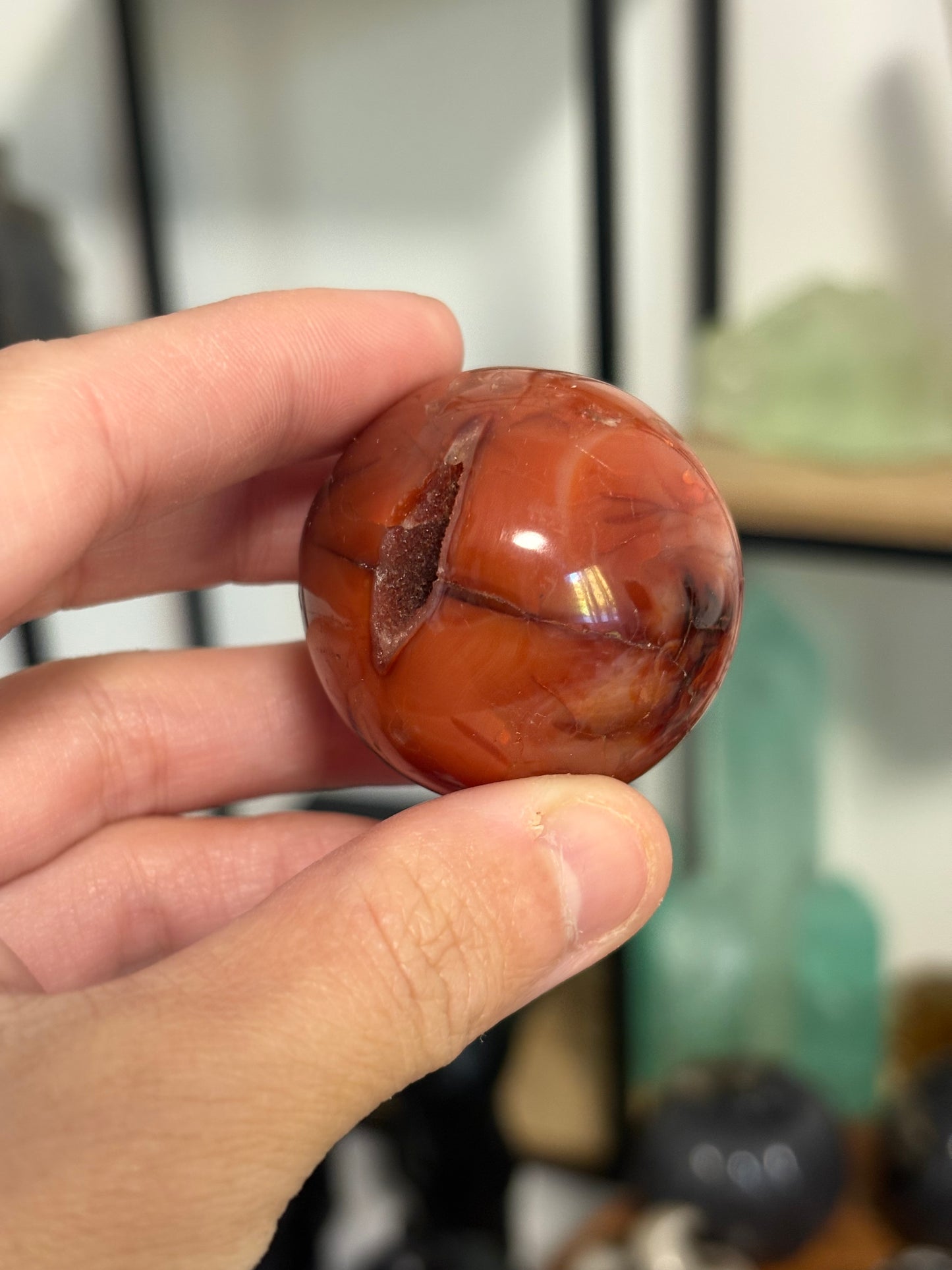 Carnelian Spheres