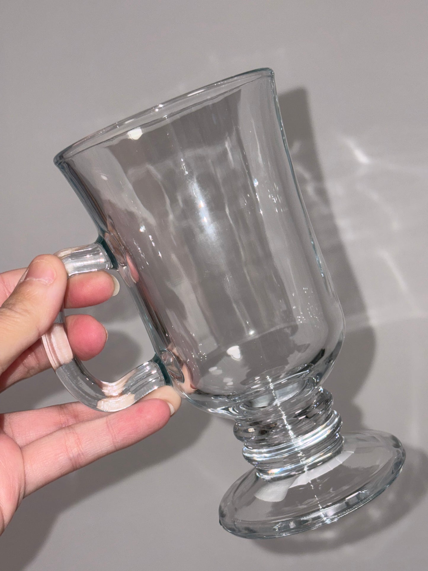 Glass Cafe Latte Mug