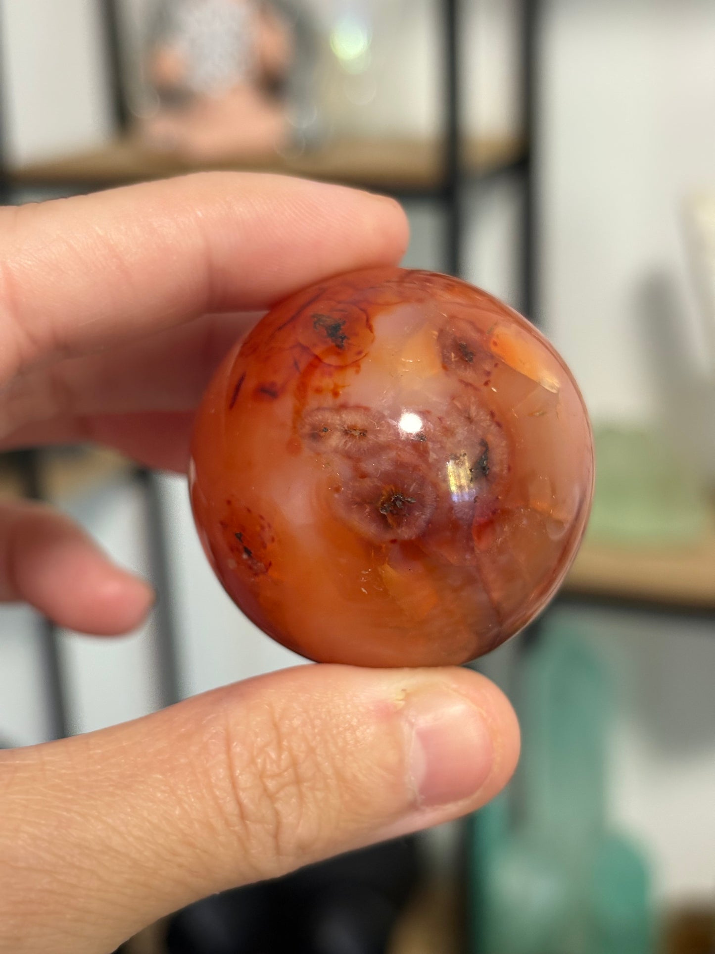 Carnelian Spheres