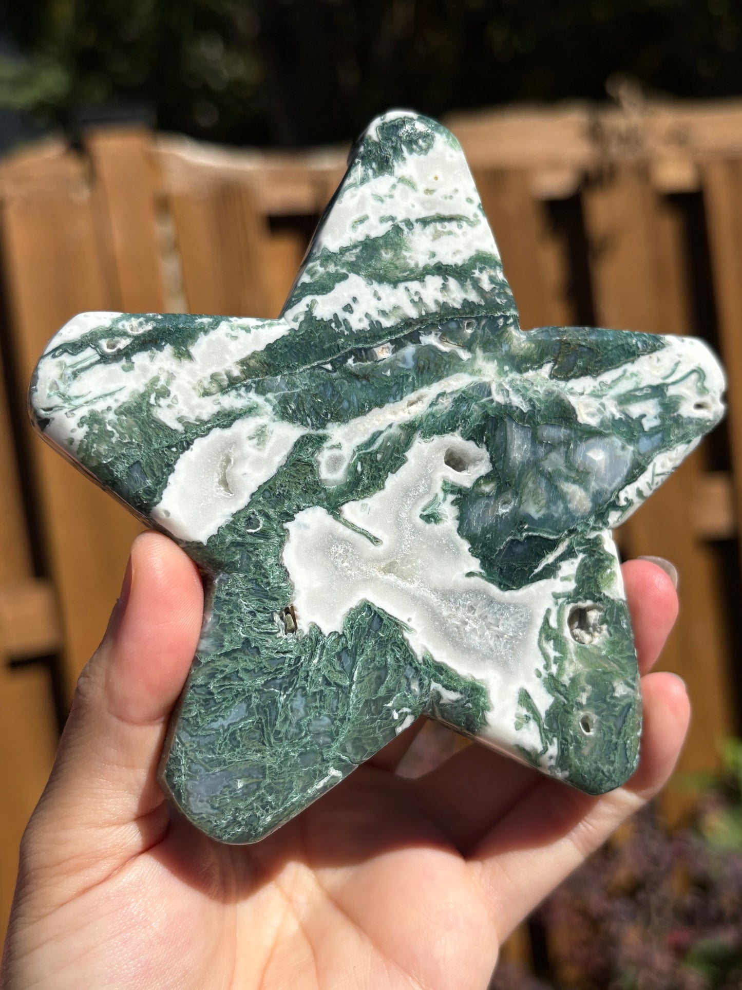 Moss Agate Stars