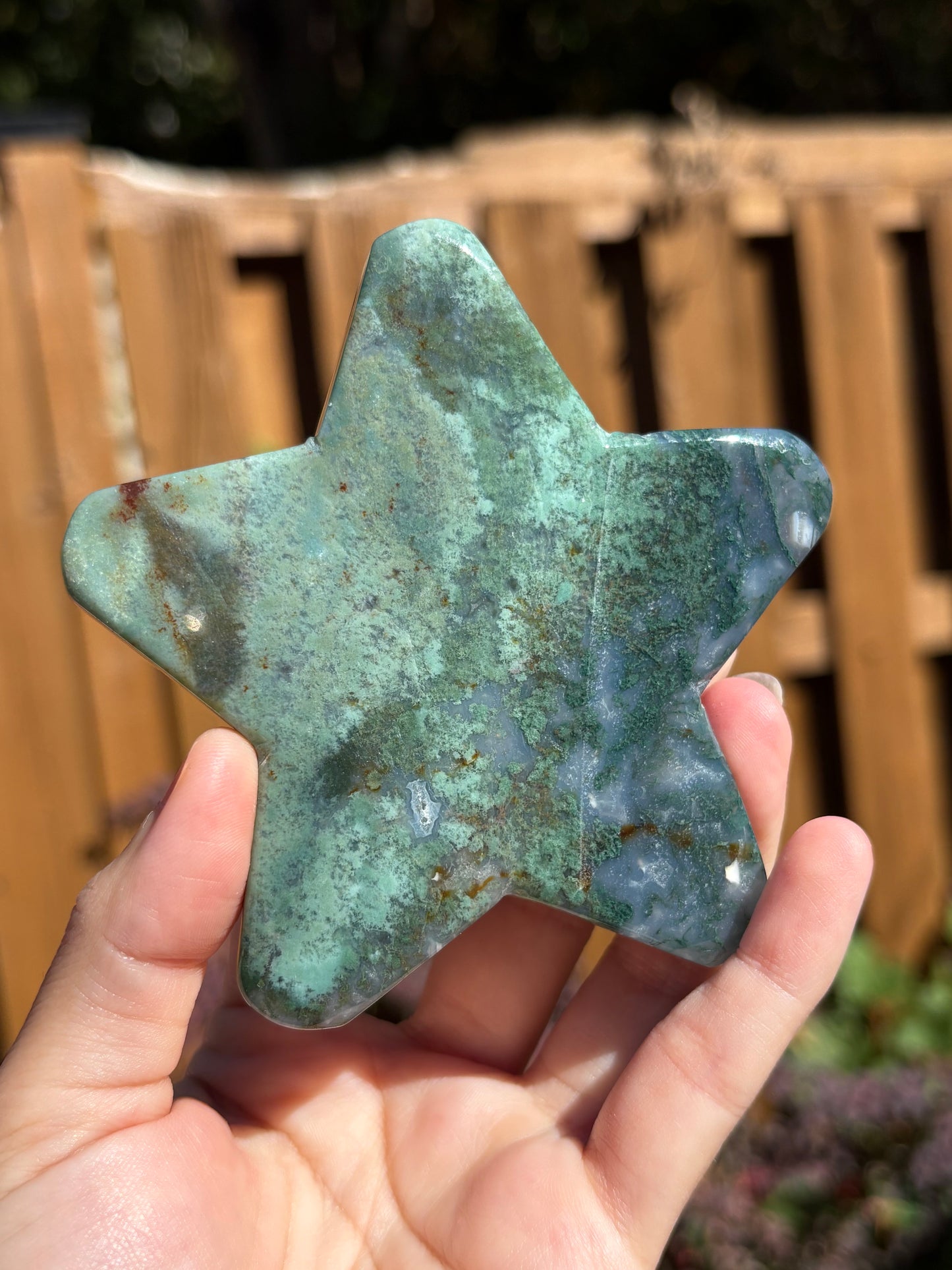 Moss Agate Stars