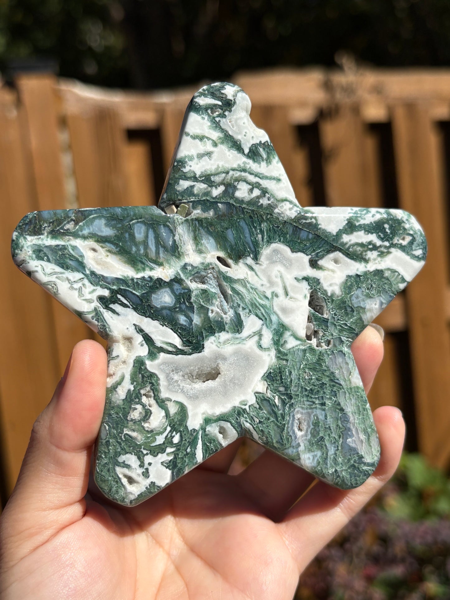 Moss Agate Stars