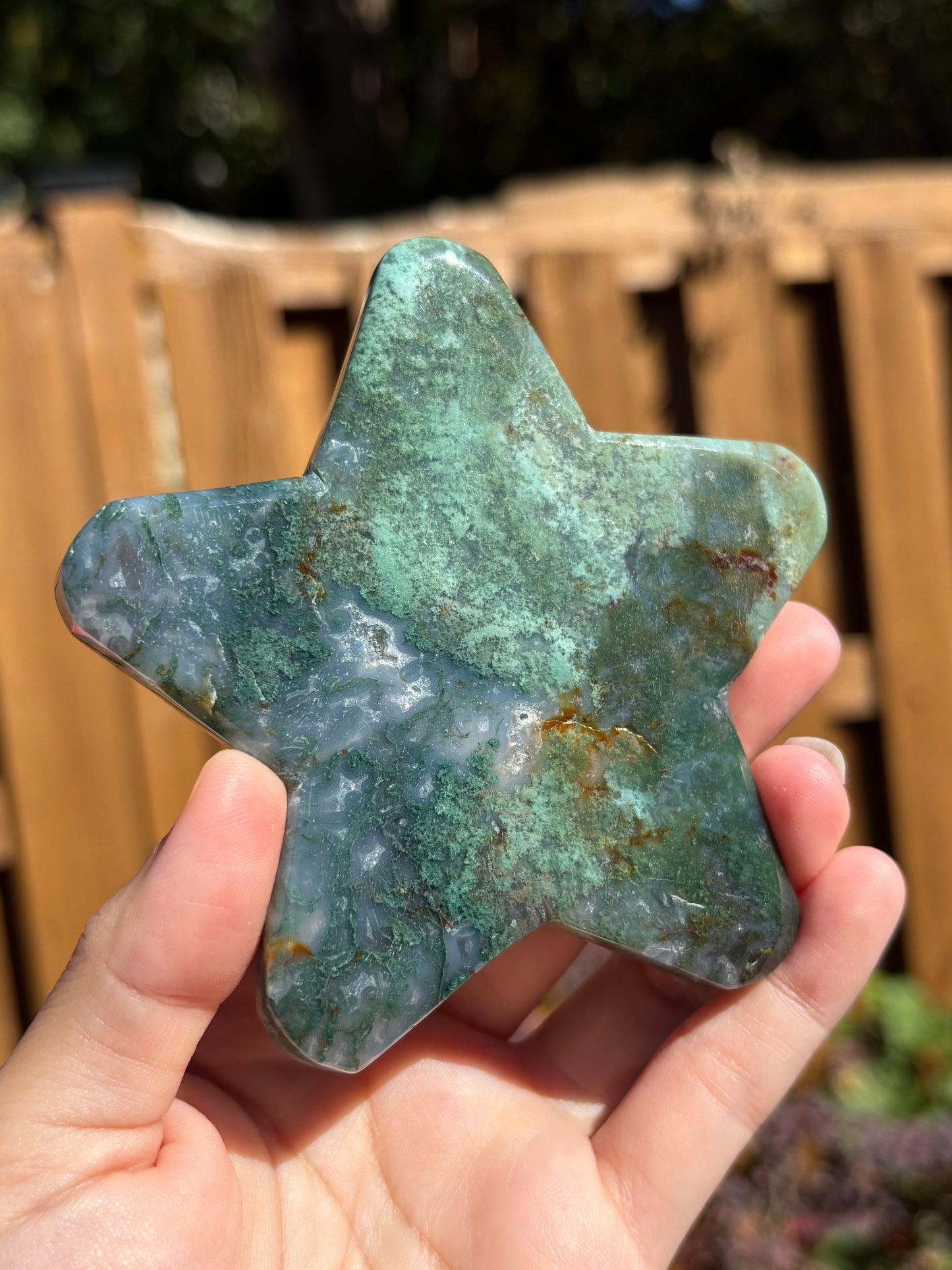 Moss Agate Stars