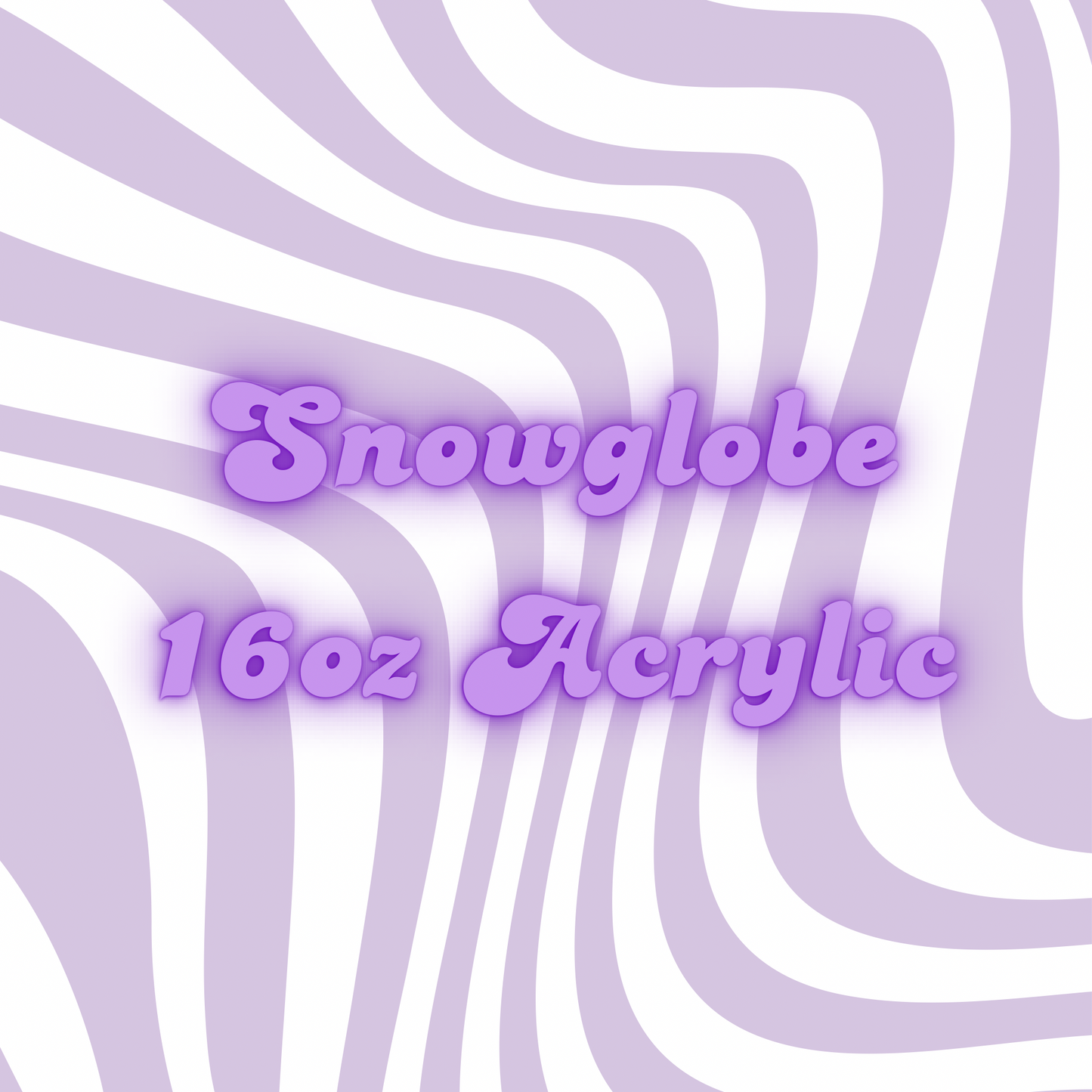 Snowglobe - 16oz Acrylic