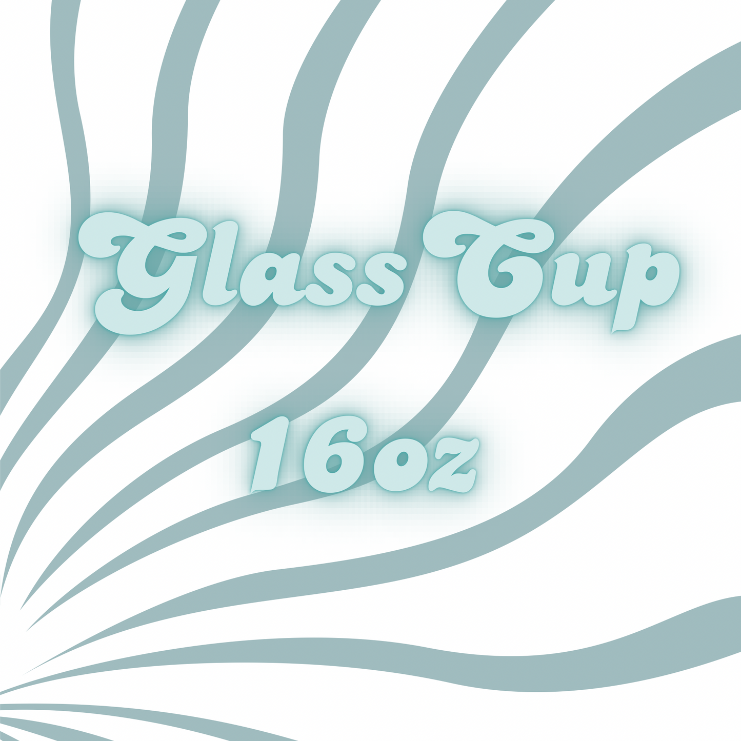 Glass Libby Cup With Bamboo Lid and Straw - 16oz