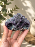 Purple & Blue Cubic Fluorite