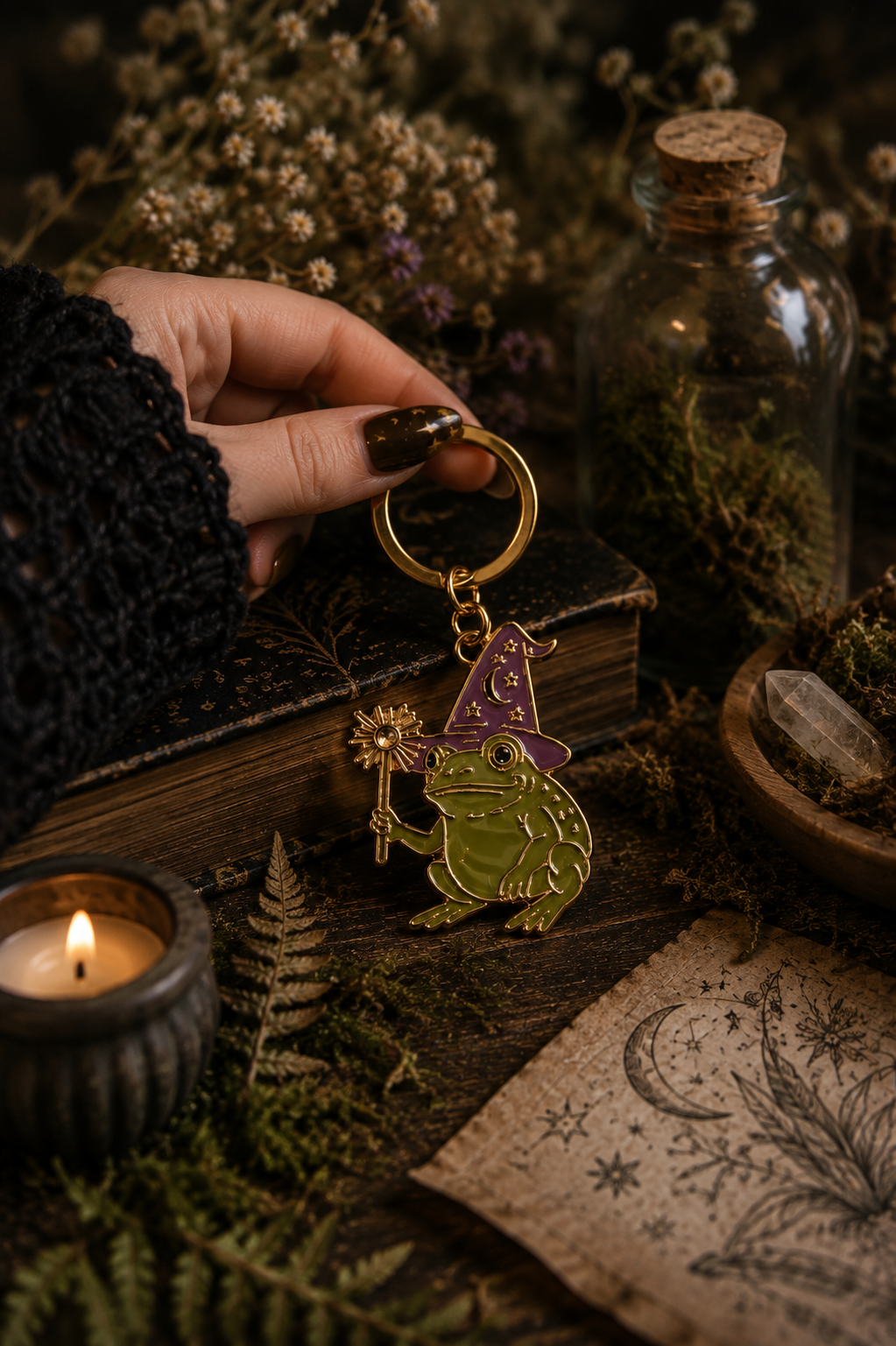 Magic Toad Keychain