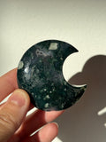 Moss Agate Small Moons