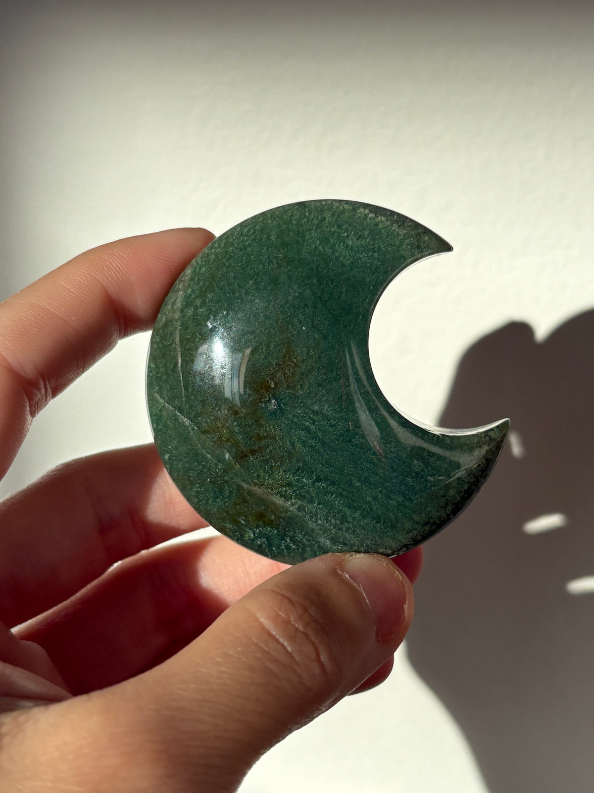 Moss Agate Small Moons