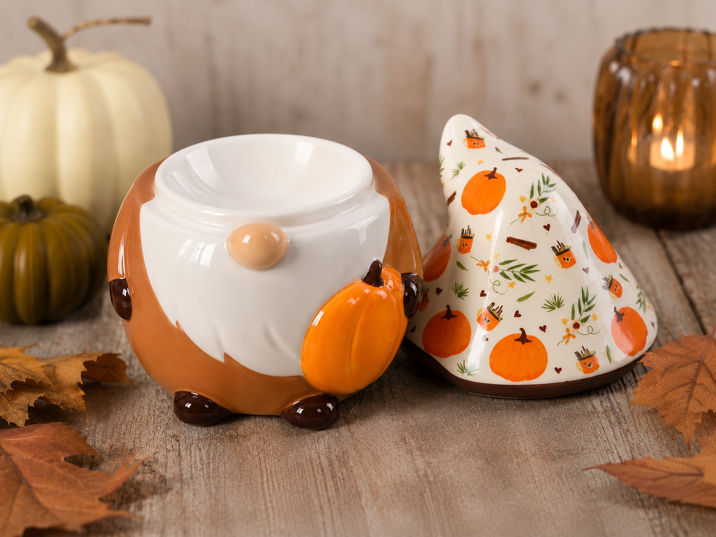 Autumn Gnome Wax Warmer