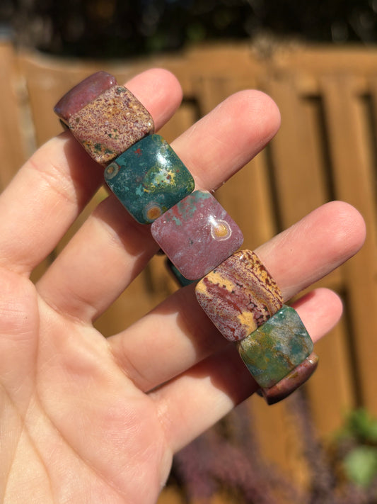 Ocean Jasper Soft Bangle