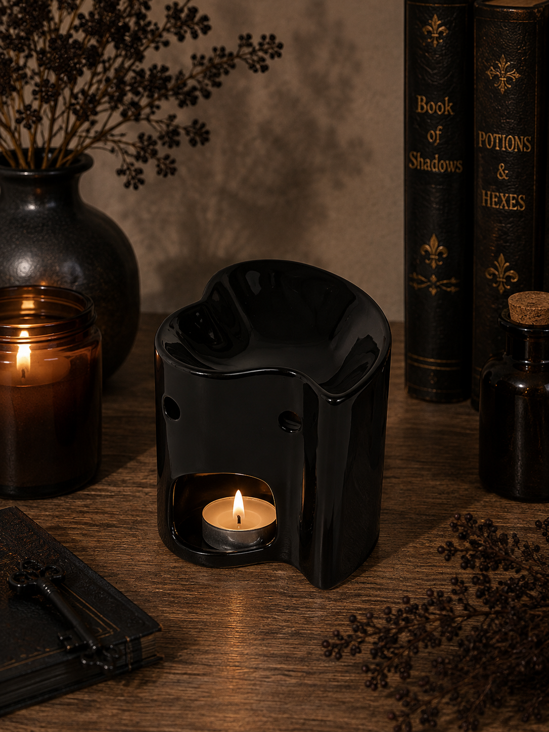 Black Heart Wax Warmer