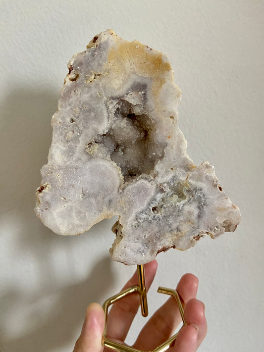 Ponk Amethyst Slab on Stand