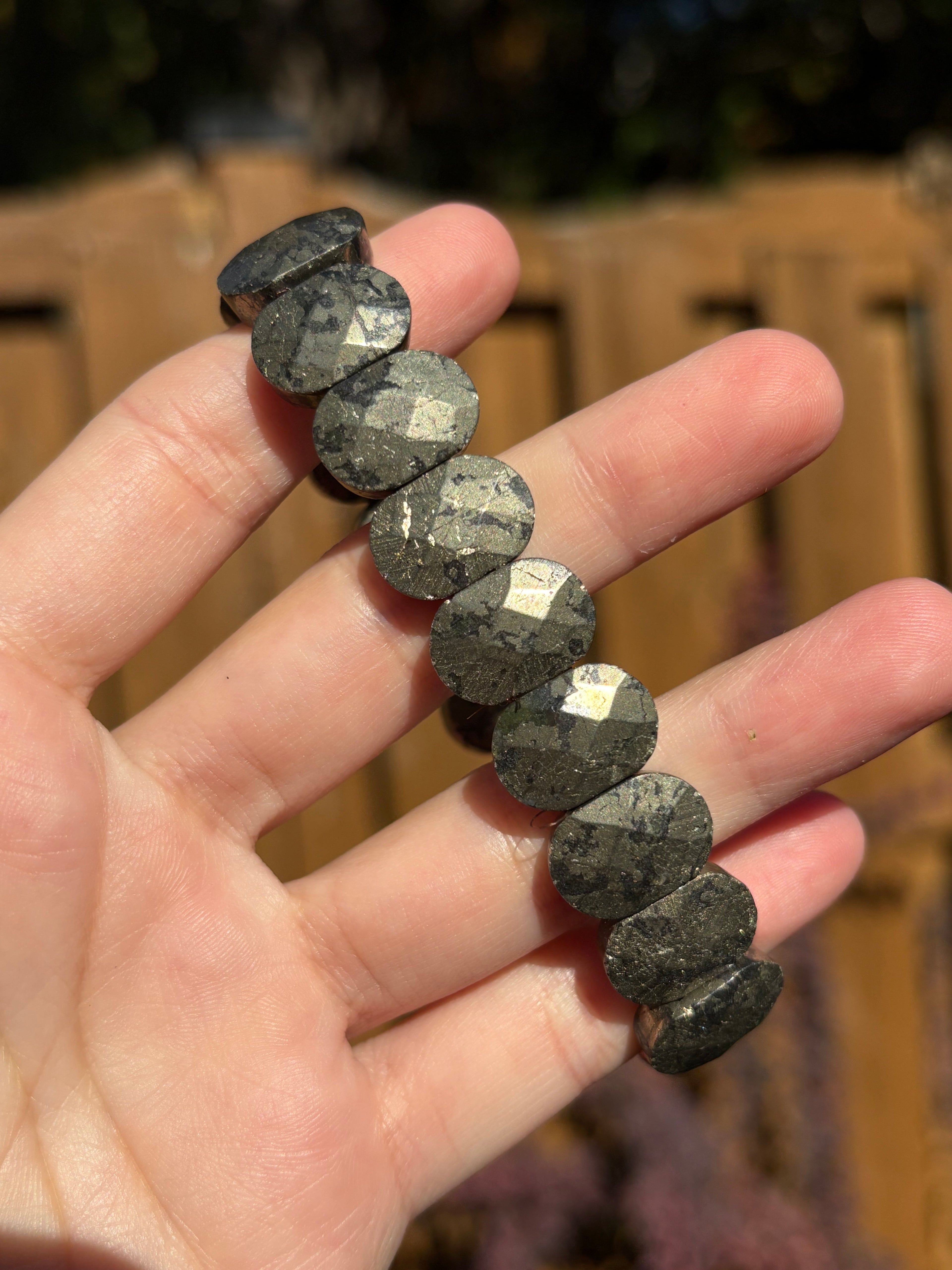 Pyrite Soft Bangle