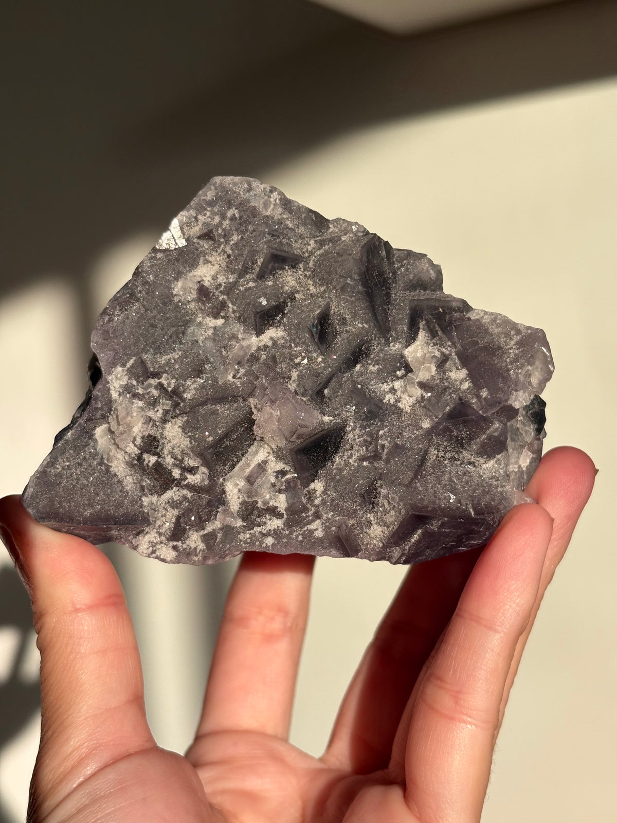 Blue Sugary Fluorite