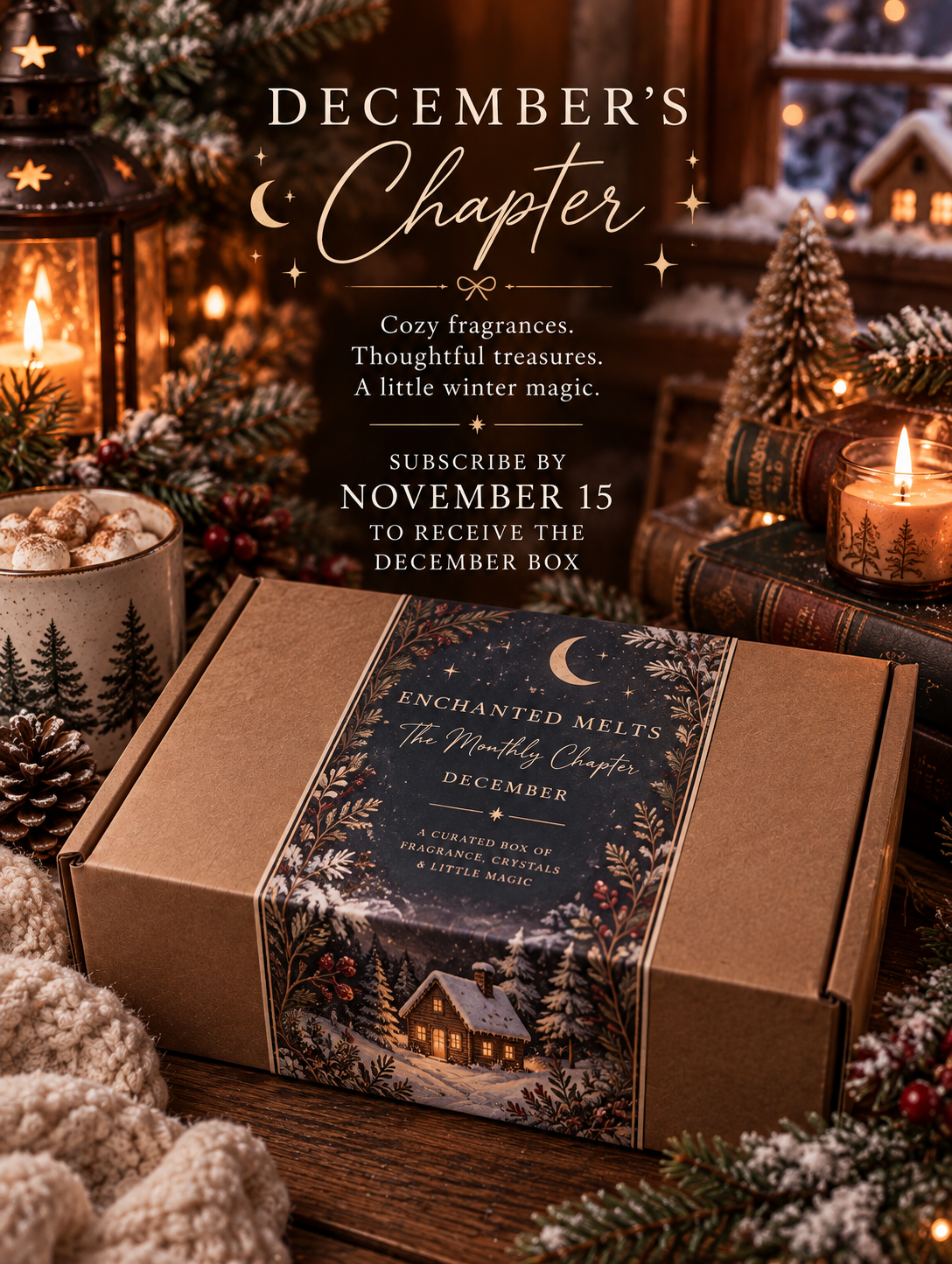 The December Monthly Chapter - Enchanted Melts Subscription Box