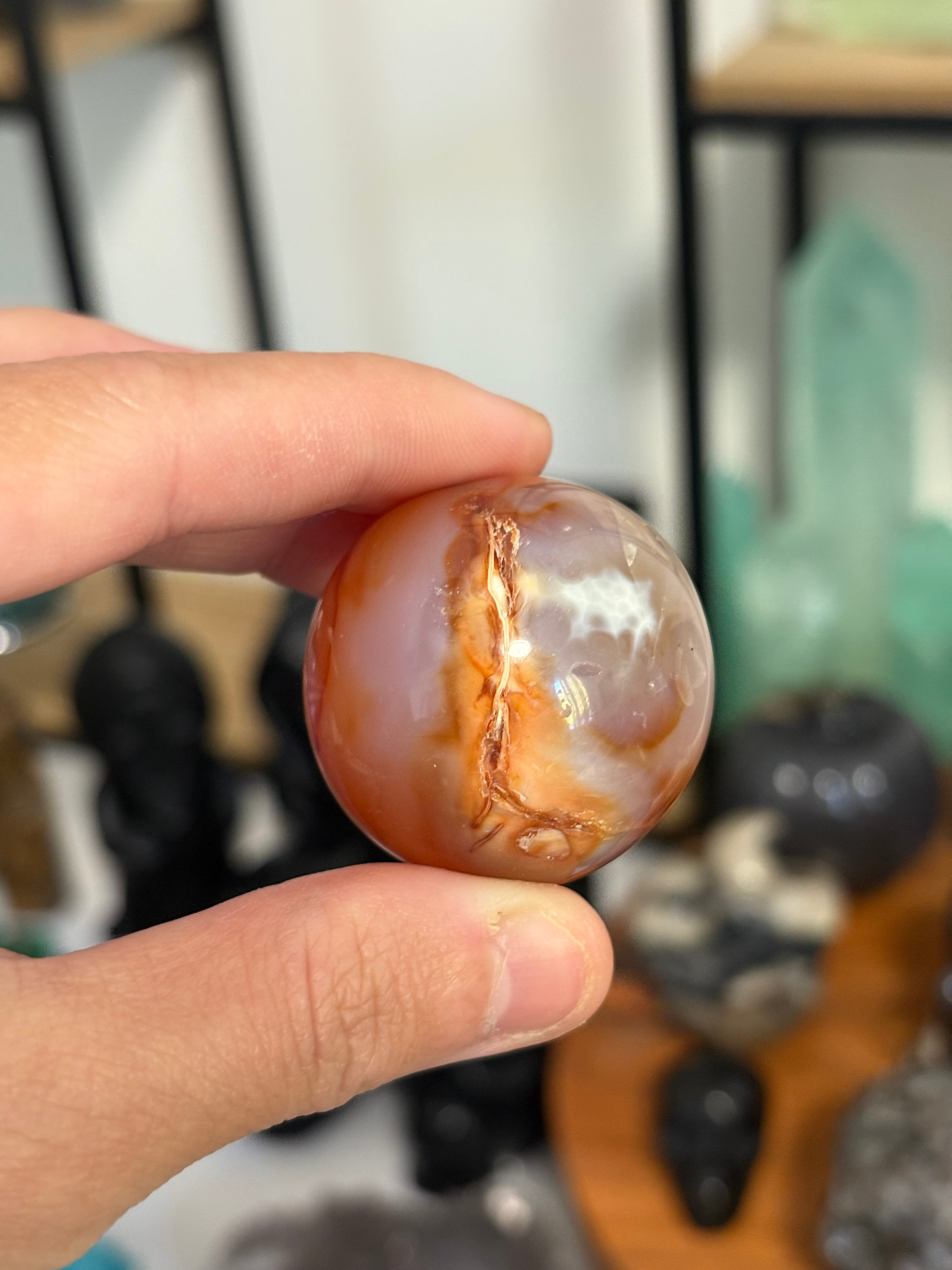 Carnelian Spheres
