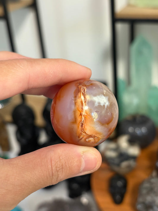 Carnelian Spheres