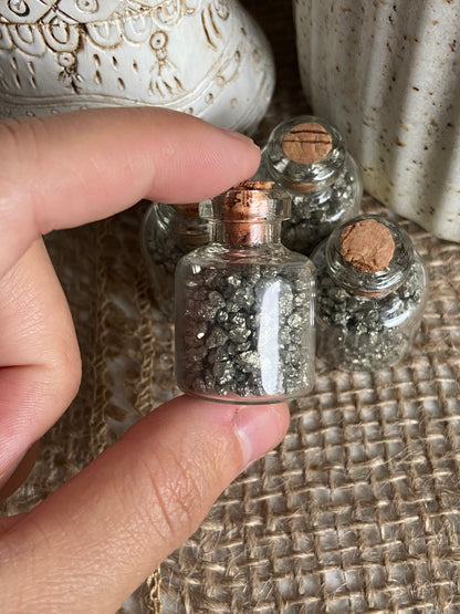 Mini Pyrite Bottles