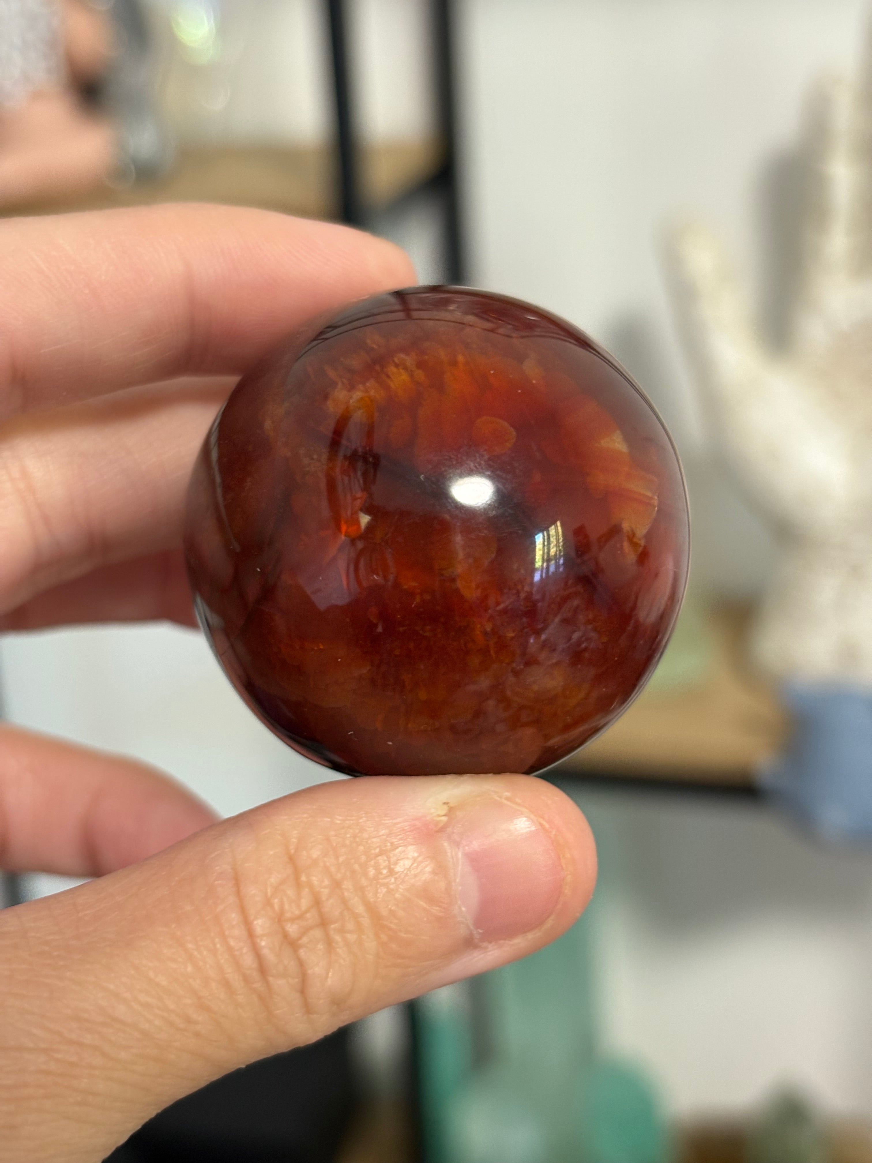 Carnelian Spheres