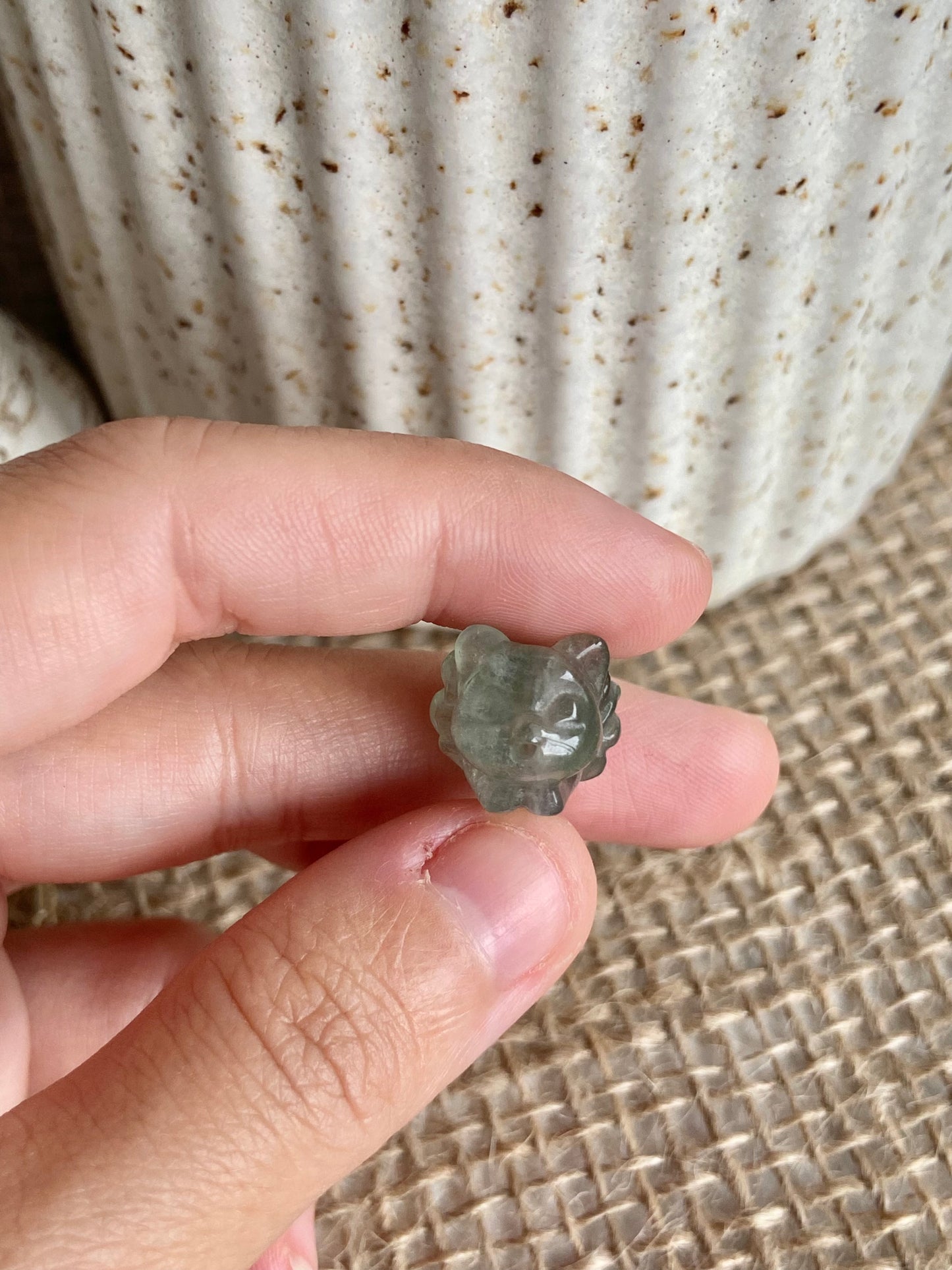 Mini Fluorite Carvings (Holes)
