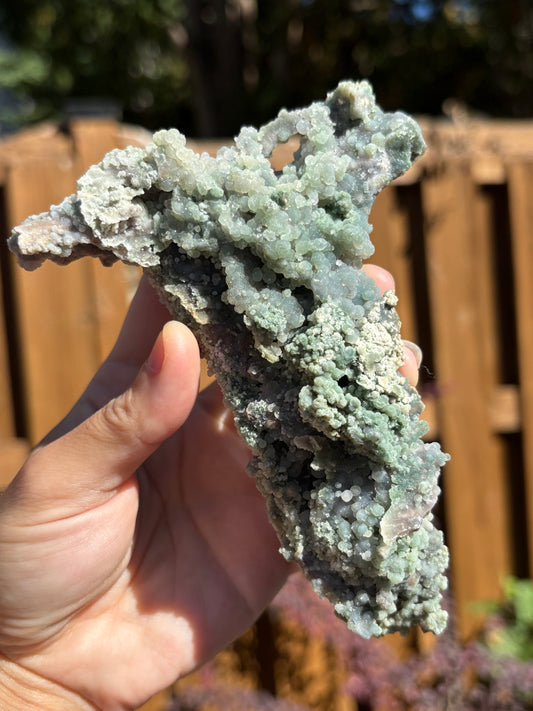 Green Grape Agate Cluster