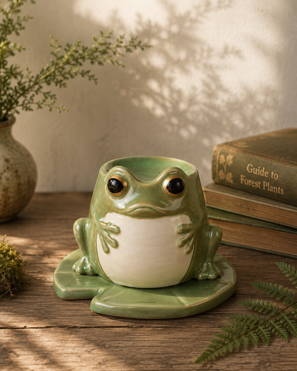 Frog on Lily Pad Wax Wamer