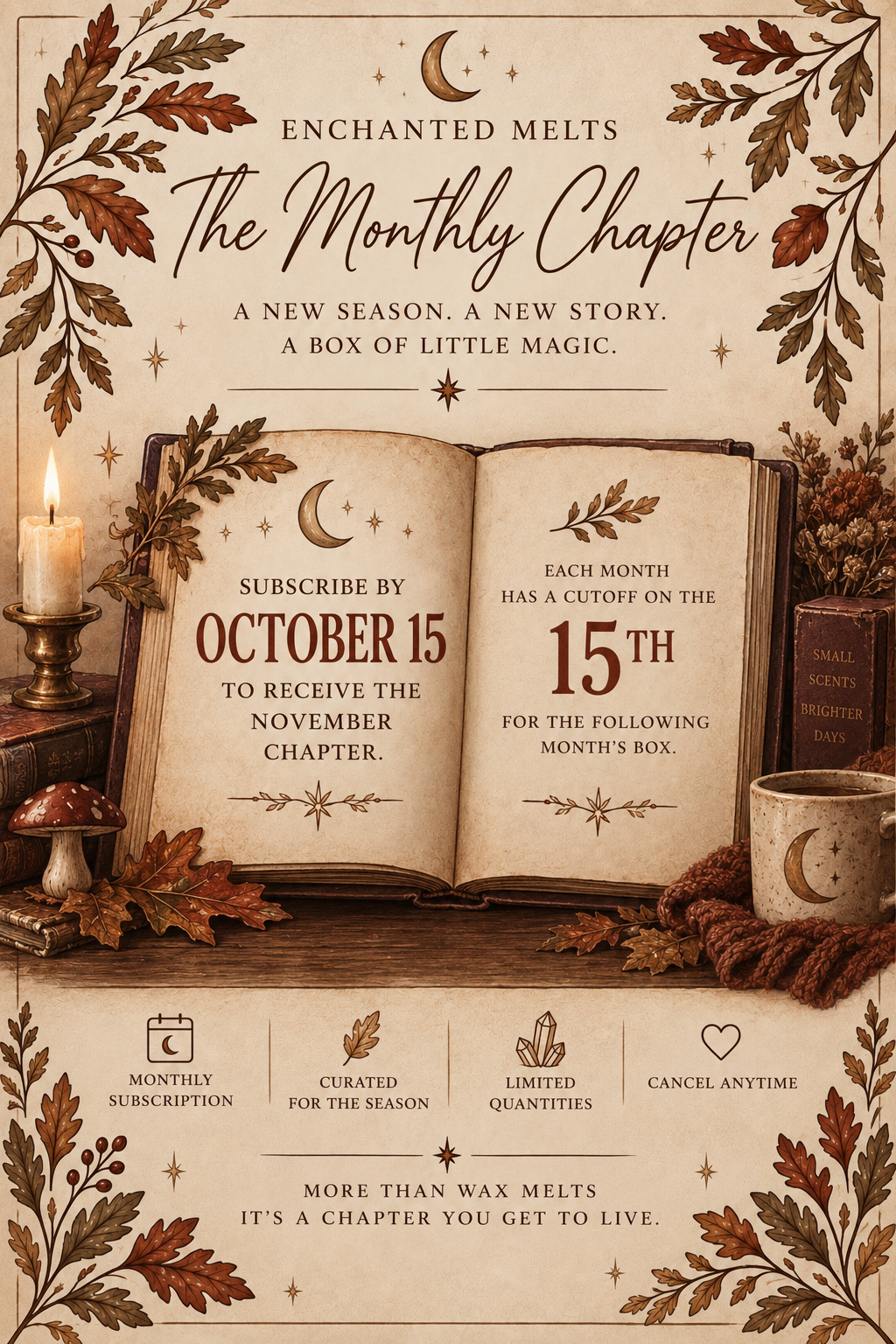 The Monthly Chapter - Enchanted Melts Subscription Box