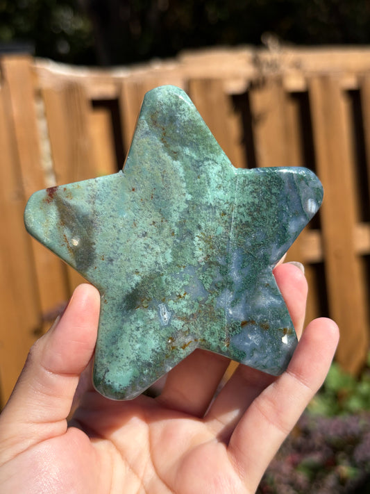 Moss Agate Stars