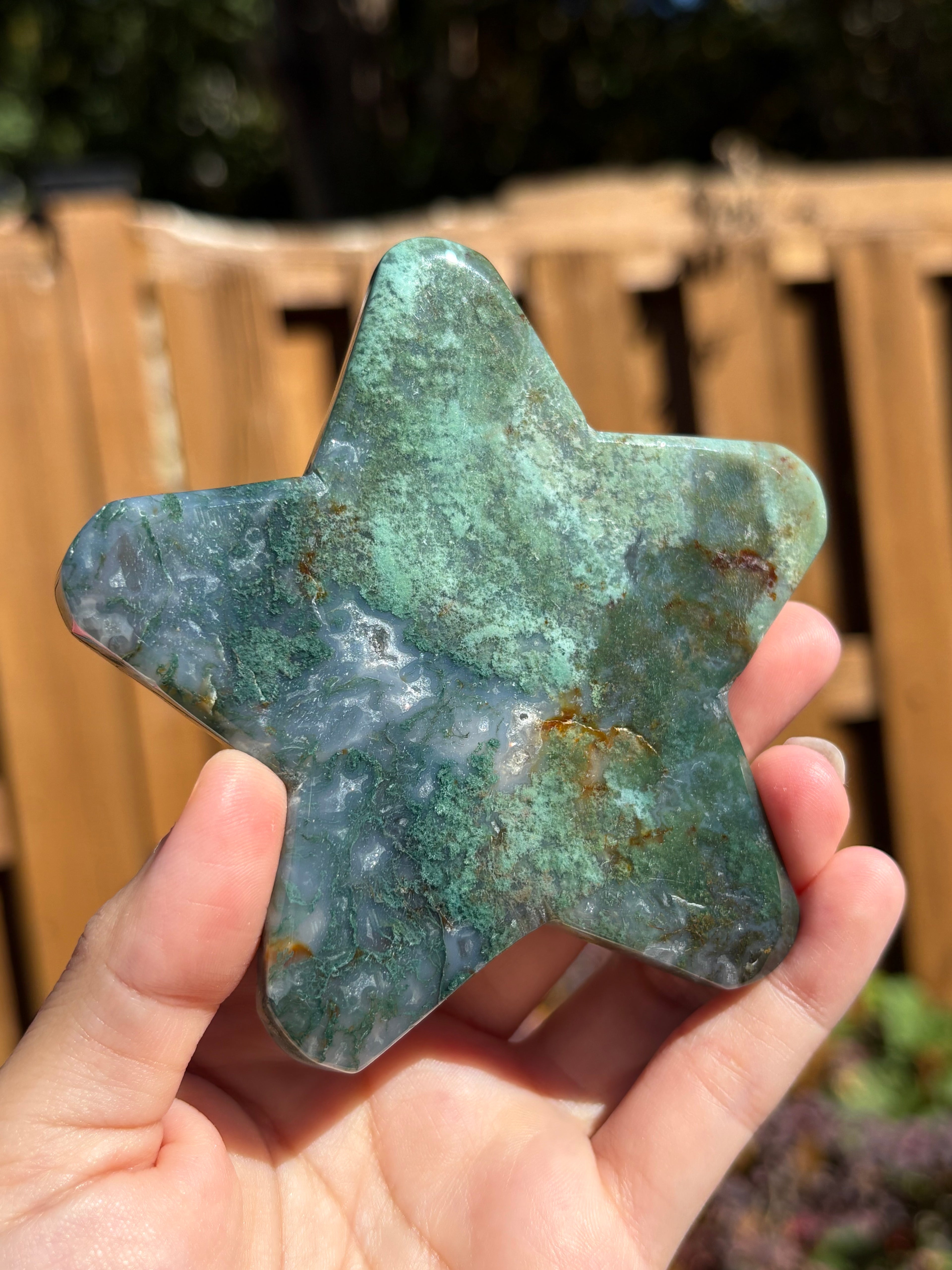 Moss Agate Stars
