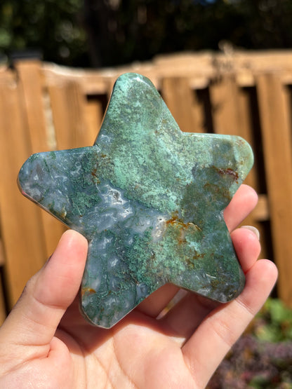 Moss Agate Stars