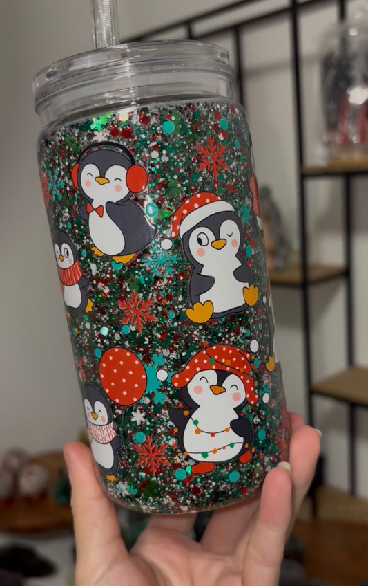 Christmas Plastic Snowglobe - 16oz