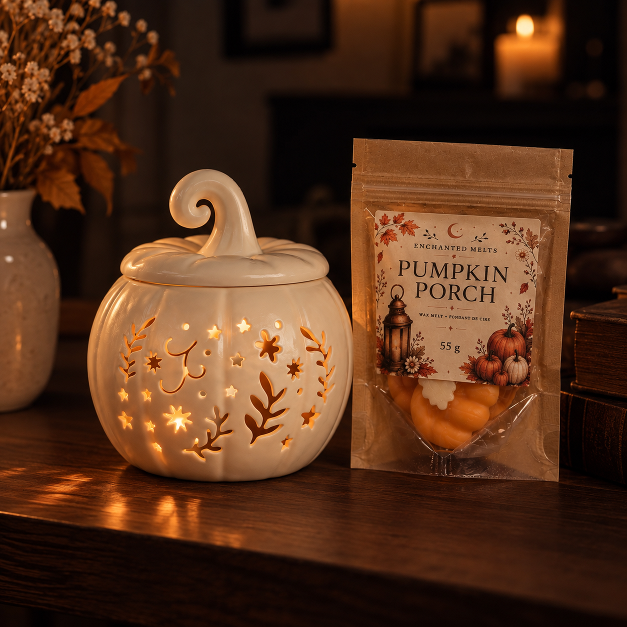 Pumpkin Porch Wax Melts & Warmer Bundle