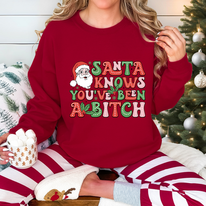 Santa Knows - Crewneck